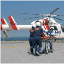 ドクターヘリ内部の様子